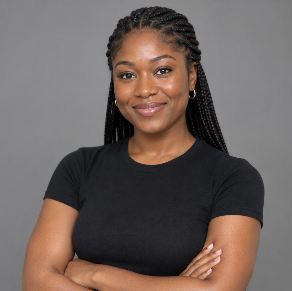 Portrait of a Black woman camera operator smiling